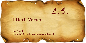 Libal Veron névjegykártya